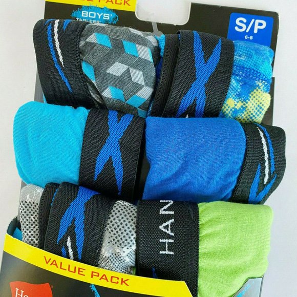 Hanes Boys Print Xtemp Tagless Boxer Briefs Size S - Picture 3 of 6